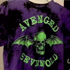 Very Cool neon green font A7x shirt! Size small unisex
